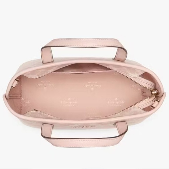Kate Spade Pink Signature Small Tote Bag VEGAN - Picture 6 of 14